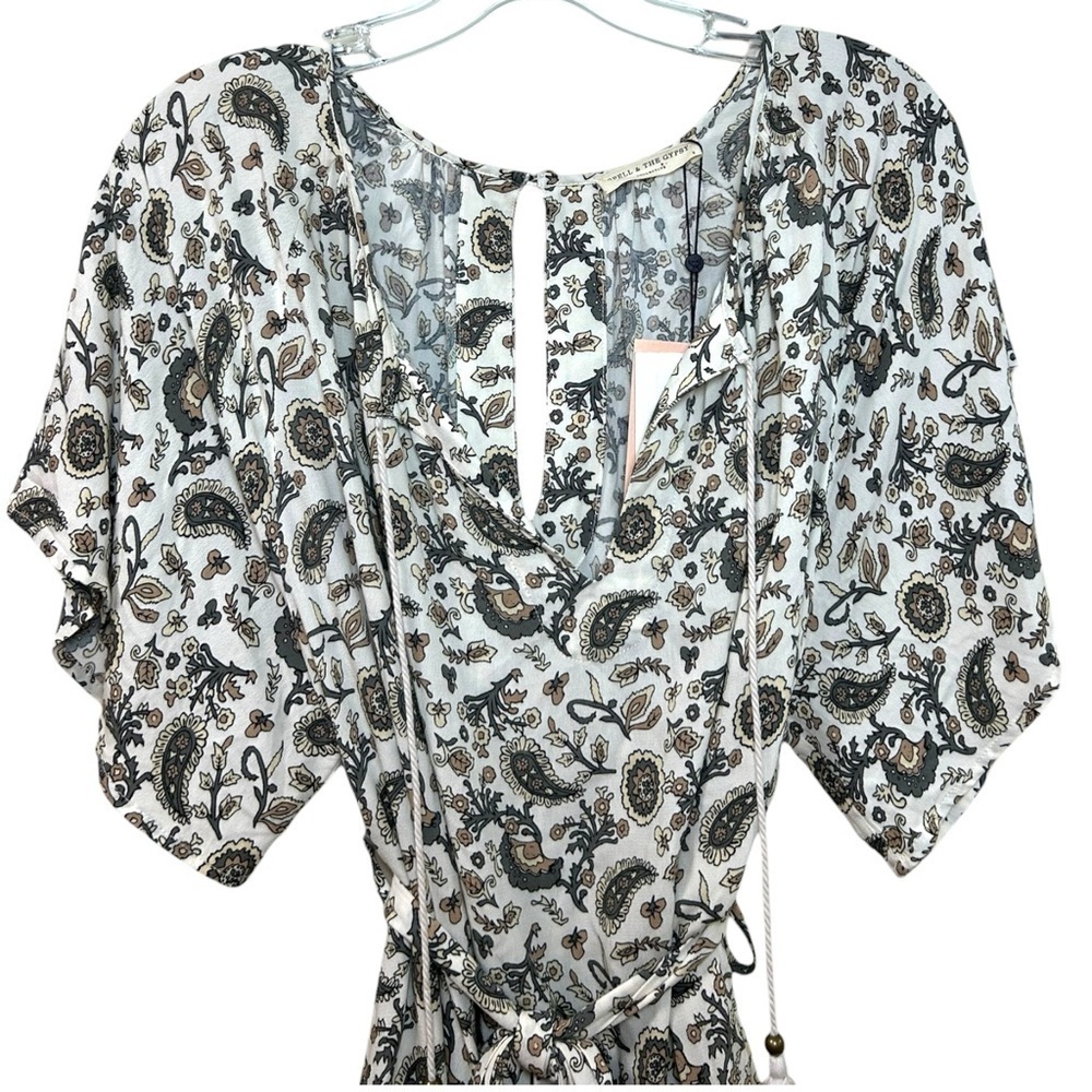 Spell & The Gypsy Collective, NWT, Women’s ‘Journey Romper’ in Ash, White, Small - Picture 8 of 16